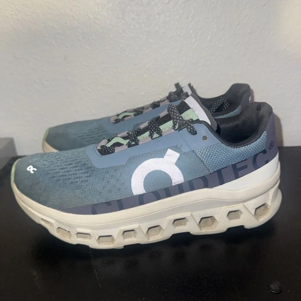 On Cloudmonster Womens Size 8.5 Blue Athletic Running Walking Shoes *check Photo